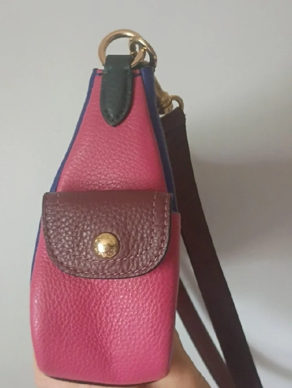 Coach Pennie Shoulder Bag 25 in colorblock sport blue. Style No: C6816
